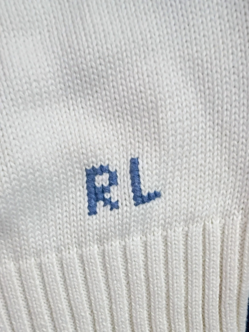 Ralph Lauren Sweater with Blue Bear Graphic Embroidered - Picture 5 of 6